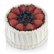 Blueberry and Strawberry Cake