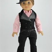 Baby Doll Boy Black Outfit