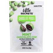 Little Secrets Chocolate Pieces Mint Chocolate Chip Milk Chocolate