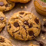Peanut Butter Oatmeal Chocolate Chip Cookie