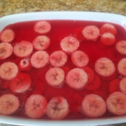Red Jello With Bananas