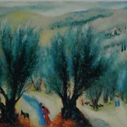 Biblical Landscape (Rueven Rubin)