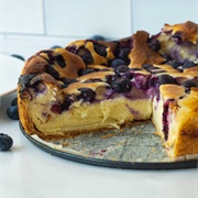 Blueberry Custard Cheesecake