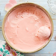 Rose Water Ice Cream