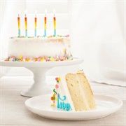 We Take the Cake Happy Birthday Golden Butter 2-Layer Cake