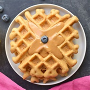 Waffle With Cashew Butter