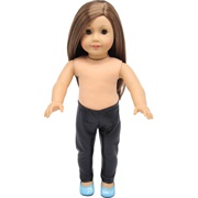 Baby Doll Girl Black Pants