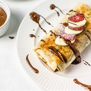 Nutella Banana Cheesecake Chimichangas