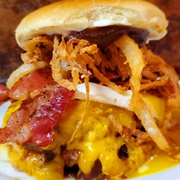 Apple Butter Cheeseburger