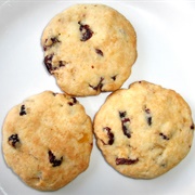 Vegan Cranberry Cookies With Candied Orange Peel