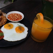 Egg and Passionfruit Juice