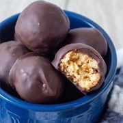 Peanut Butter Balls With Rice Krispies