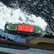 Watching Harbor Pilot Come Aboard, Willemstad, Curacao