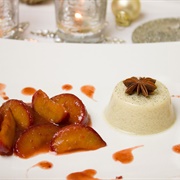 Vegan Christmas Dessert With Plums