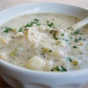 Egg and Clam Chowder