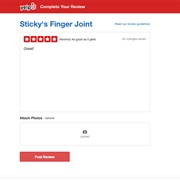 Review Restaurants on Yelp