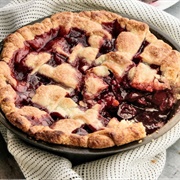 Cherry Amaretto Lattice Pie