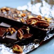 Raw Chocolate With Pecan Nuts