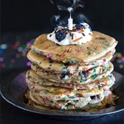 Blueberry Funfetti Pancakes