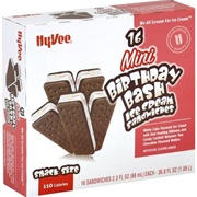 Hy-Vee Mini Birthday Bash Ice Cream Sandwiches