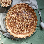 Sweet & Salty Peanut Brittle Pie