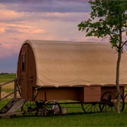 Sleep in a Covered Wagon