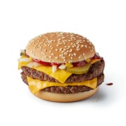 Mcd's Double Quarter Pounder W/ Cheese
