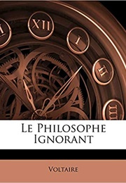 Le Philosophe Ignorant (Voltaire)