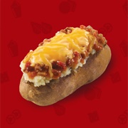 Wendy's Chili Cheese Baked Potato
