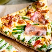 Asparagus Pizza
