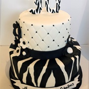 Black Zebra Cake