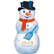 Lindt Milk Chocolate Snowman