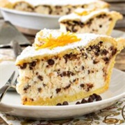 Chocolate Chip Ricotta Pie