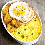 Egg and Yellow Rice
