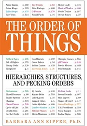 The Order of Things (Barbara Ann Kipfer)
