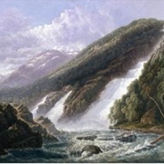 The Russell Falls, Tasmania (James Haughton Forrest)