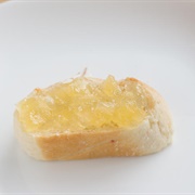 Apple Jam on French Bread