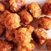 North Carolina: Sausage Cheese Balls