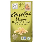 Chocolove Ginger Crystallized in Dark Chocolate