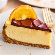 Orange Mascarpone Cheesecake With Chocolate Ganache