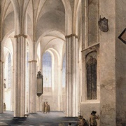 The Interior of the Buurkerk at Utrecht (Pieter Saenredam)