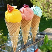 Vegan Mango Ice Cream