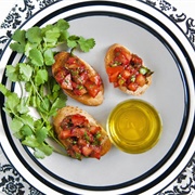 Bruschetta With Coriander