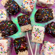 Candy's Cake Pops Confetti Covered Rice Krispies