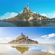 The Kingdom in Tangled / Mont Saint-Michel in Normandy, France