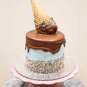 Blue Moon Ice-Cream Cake