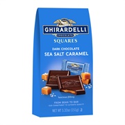 Ghirardelli Squares Dark Chocolate Sea Salt Caramel