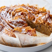 Pumpkin Ruffled Milk Pie