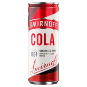 Smirnoff Cola Vodka Mixed Drink