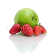 Apple and Strawberries